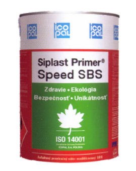 IcoPal Siplast Primer Speed SBS bitumenes kellősítő, 10 liter/kanna